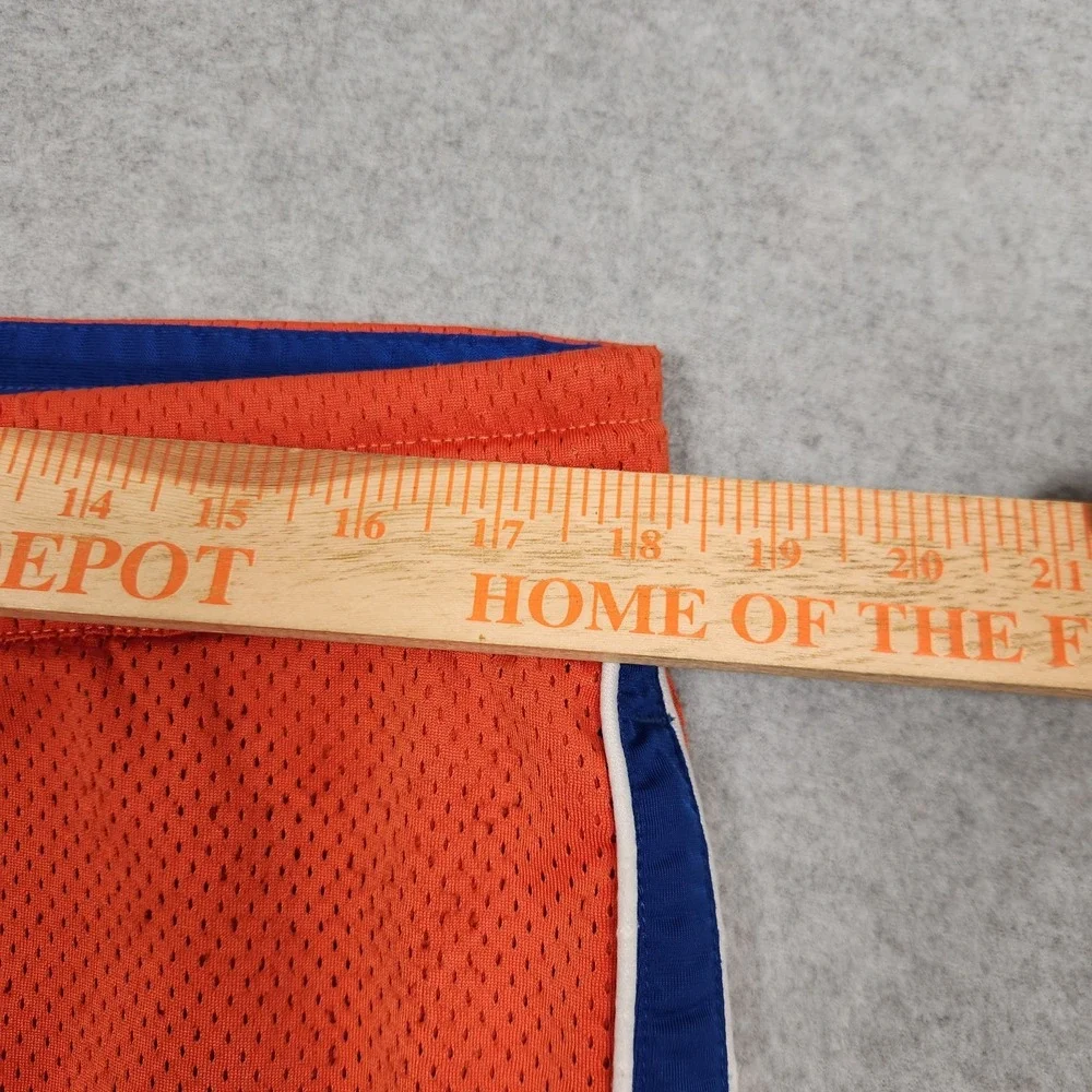 Vintage Abercrombie & Fitch Shorts Mens Small Orange Athlethic Basketball Mesh